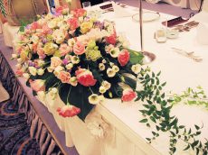 ウエディング会場装花