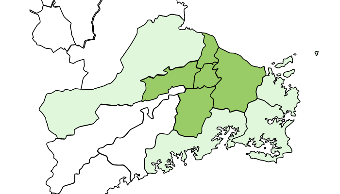 伊勢志摩地域はやしフラワーズ配達可能エリア