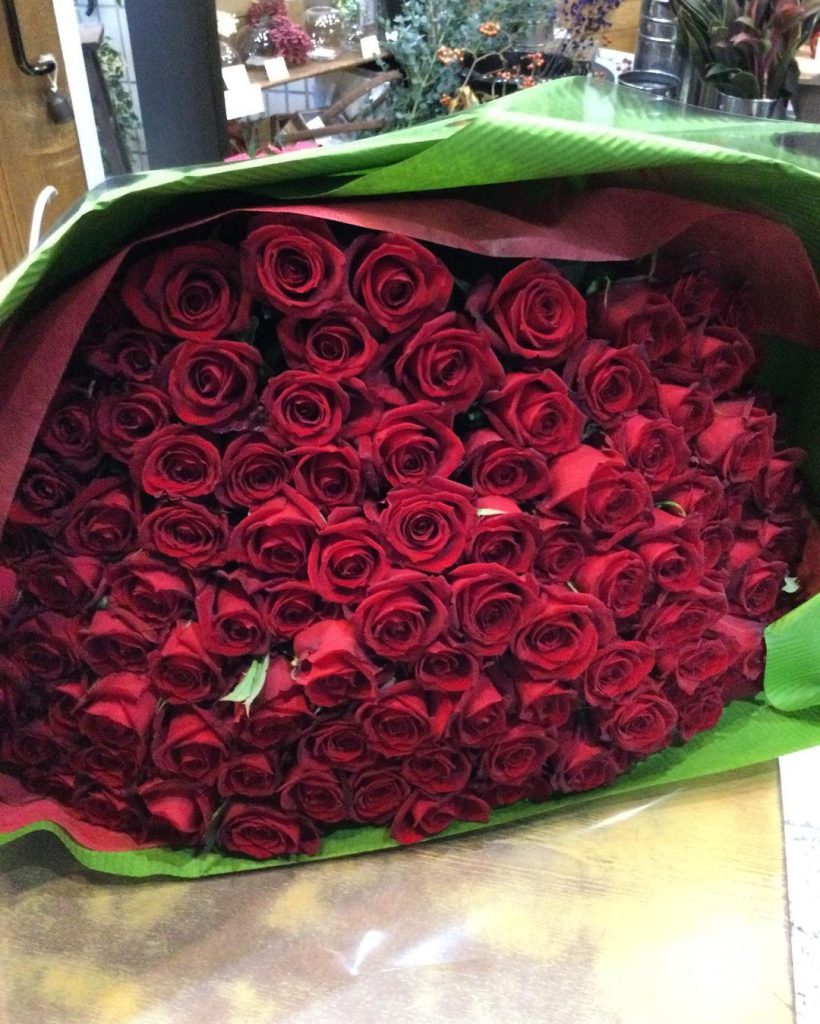 108本のバラを🌹